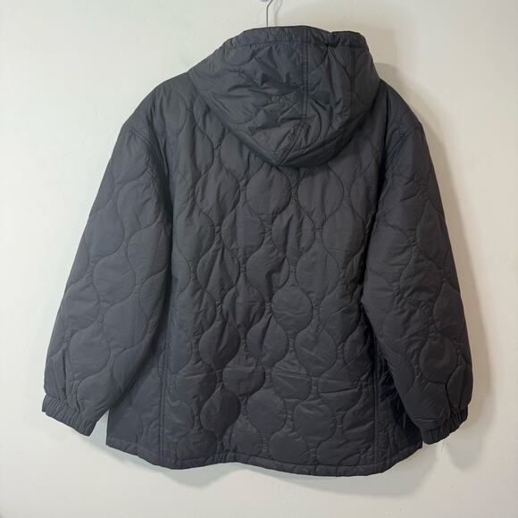 Madewell Black Quilted Puffer Jacket - Picture 4 of 9
